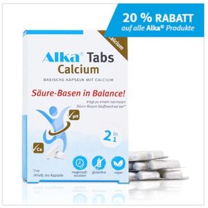 Alka Tabs Calcium  Säure-Basen Kapseln mit Calcium